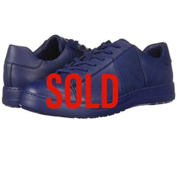 Men's Calvin Klein leather sneakers BNIB - Picture 1 of 7